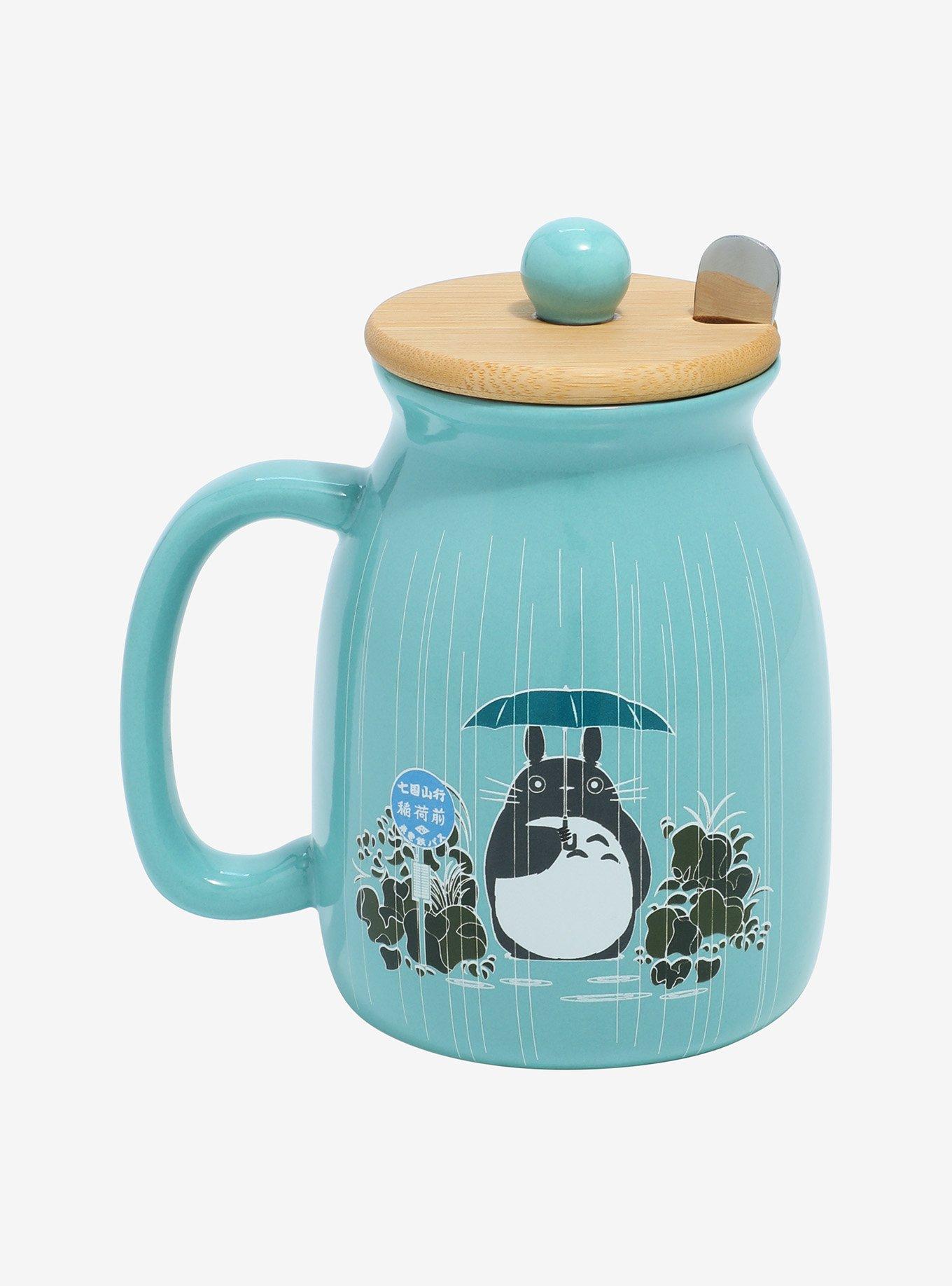 Studio Ghibli My Neighbor Totoro Umbrella Totoro Lidded Mug with Spoon - BoxLunch Exclusive, , alternate