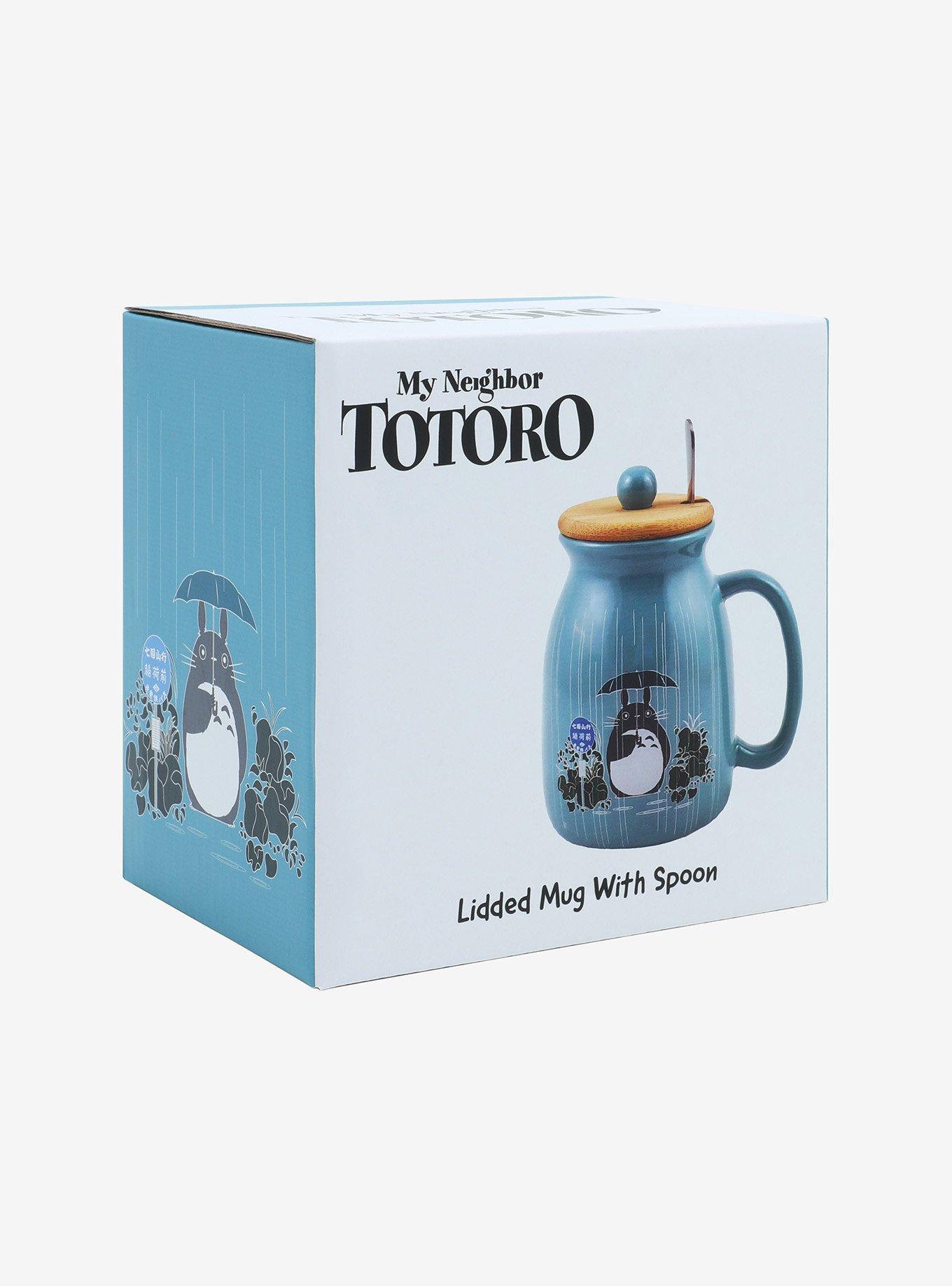 Studio Ghibli My Neighbor Totoro Umbrella Totoro Lidded Mug with Spoon - BoxLunch Exclusive, , alternate