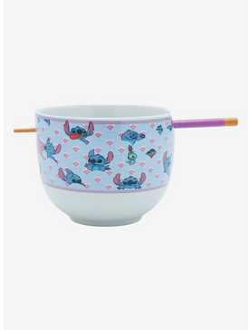 Disney Lilo & Stitch: The Series Stitch & Angel Waves Ramen Bowl with Chopsticks and Spoon, , hi-res