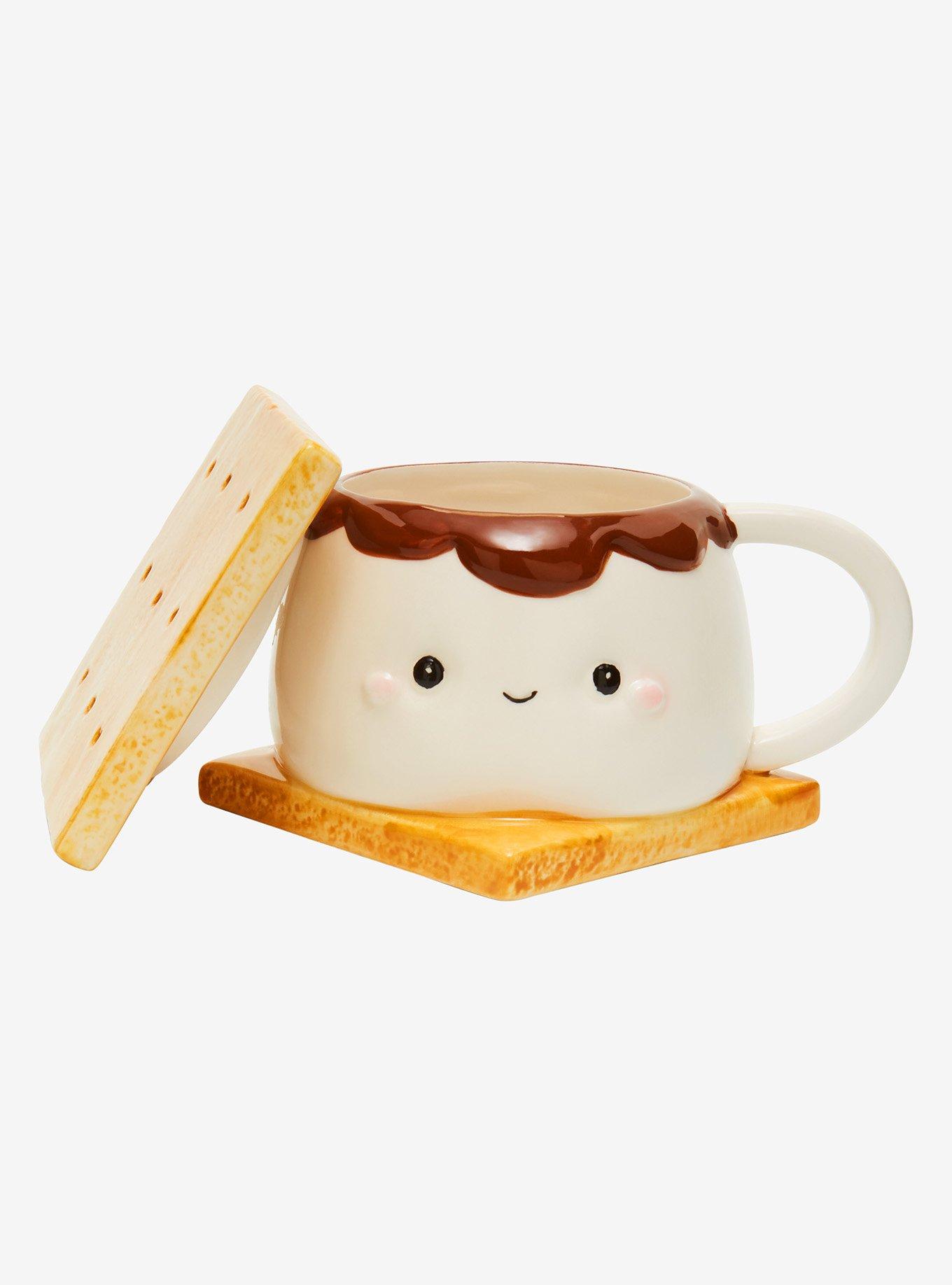 S'mores Figural Mug with Lid, , hi-res