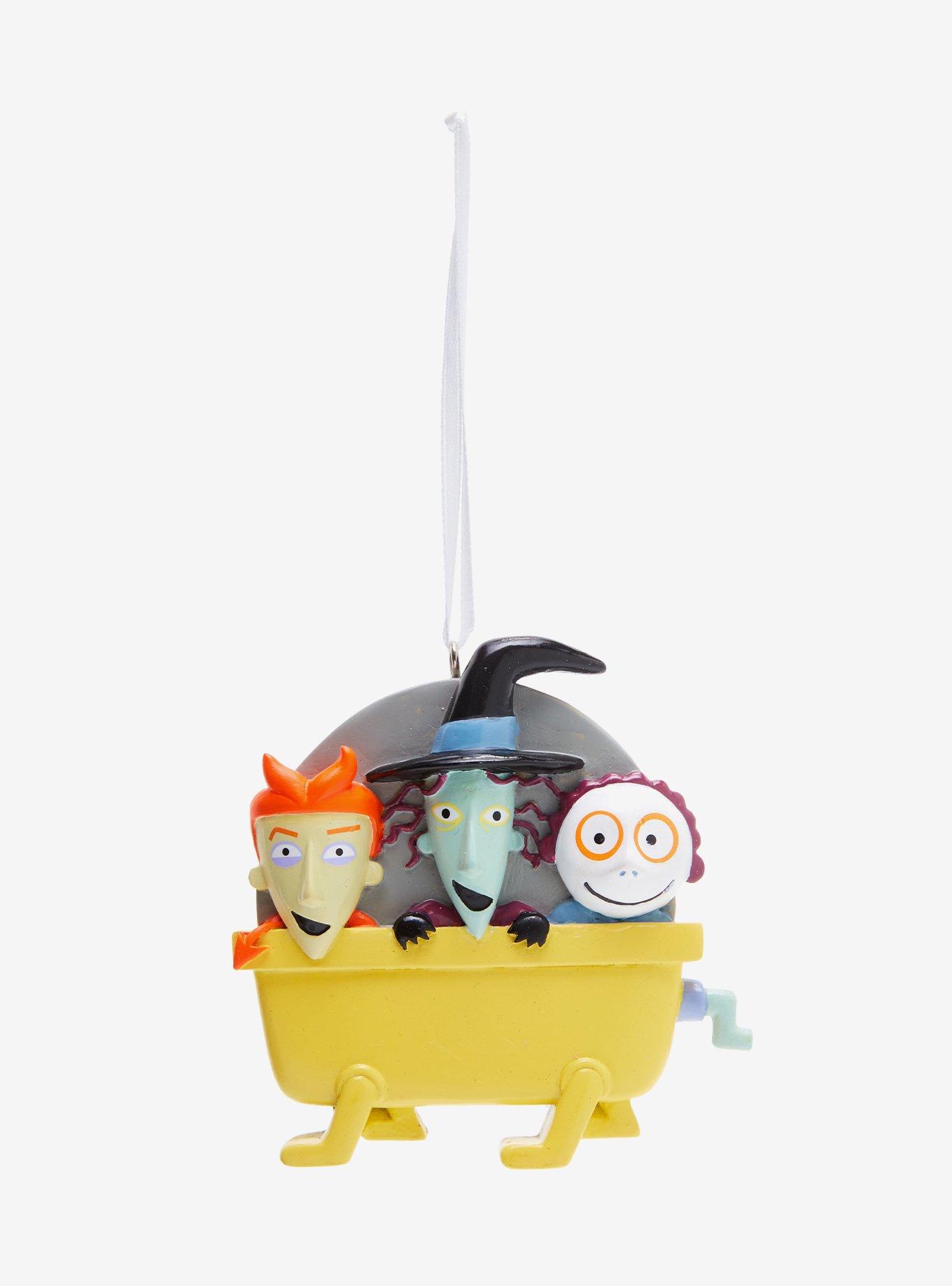 Hallmark Ornaments Disney The Nightmare Before Christmas Lock, Shock, & Barrel Bathtub Ornament, , alternate