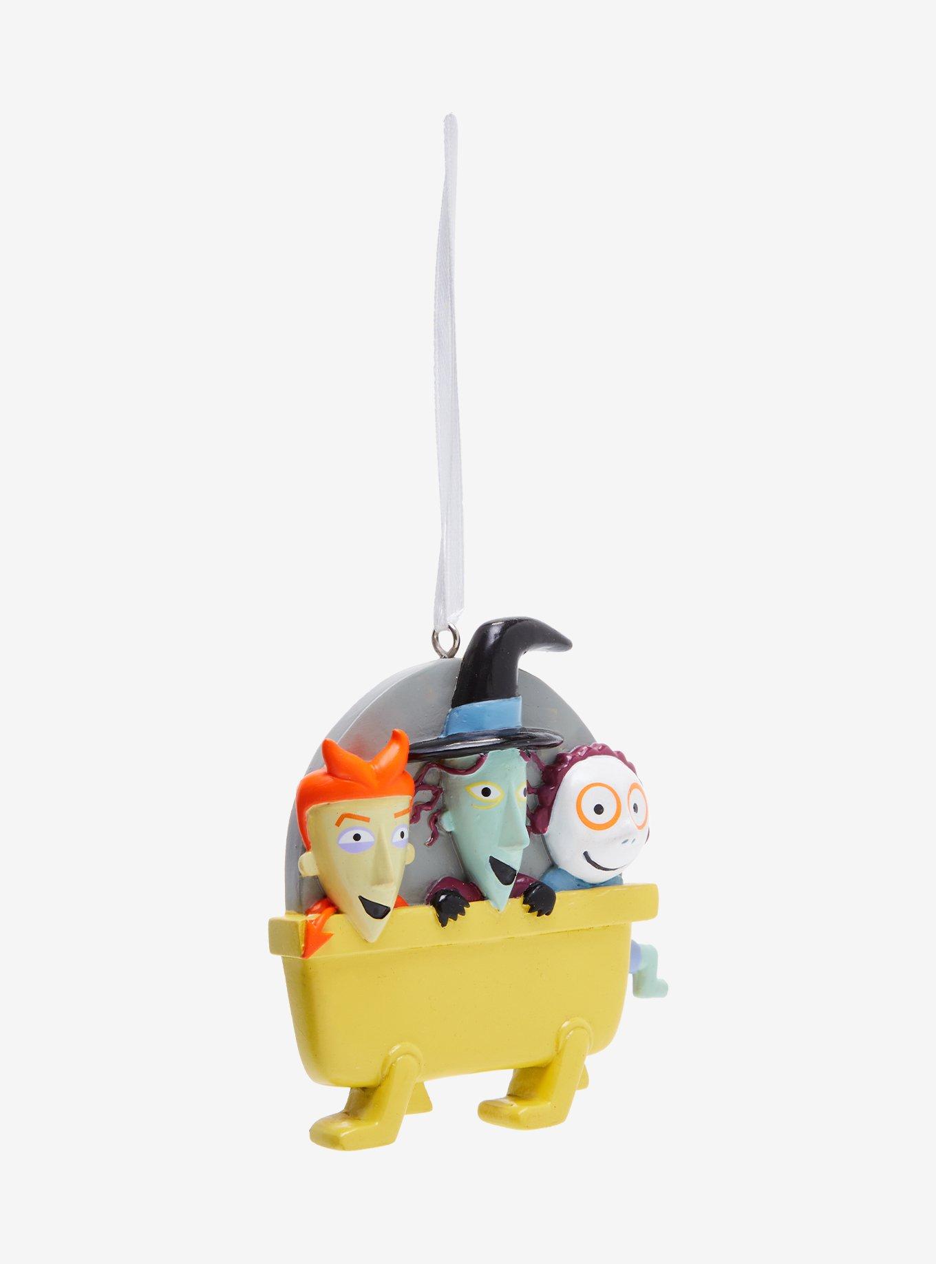 Hallmark Ornaments Disney The Nightmare Before Christmas Lock, Shock, & Barrel Bathtub Ornament, , alternate