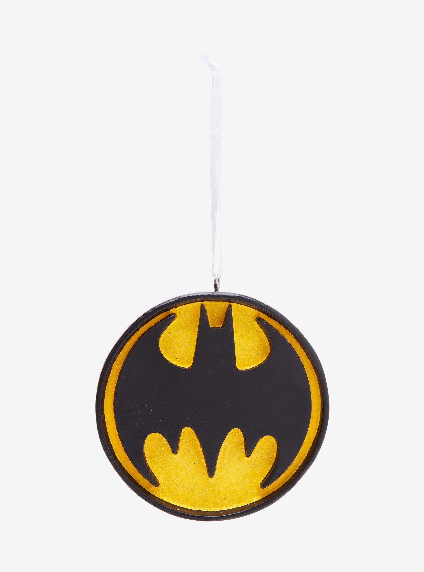 Hallmark Ornaments DC Comics Glitter Batman Symbol Ornament, , alternate