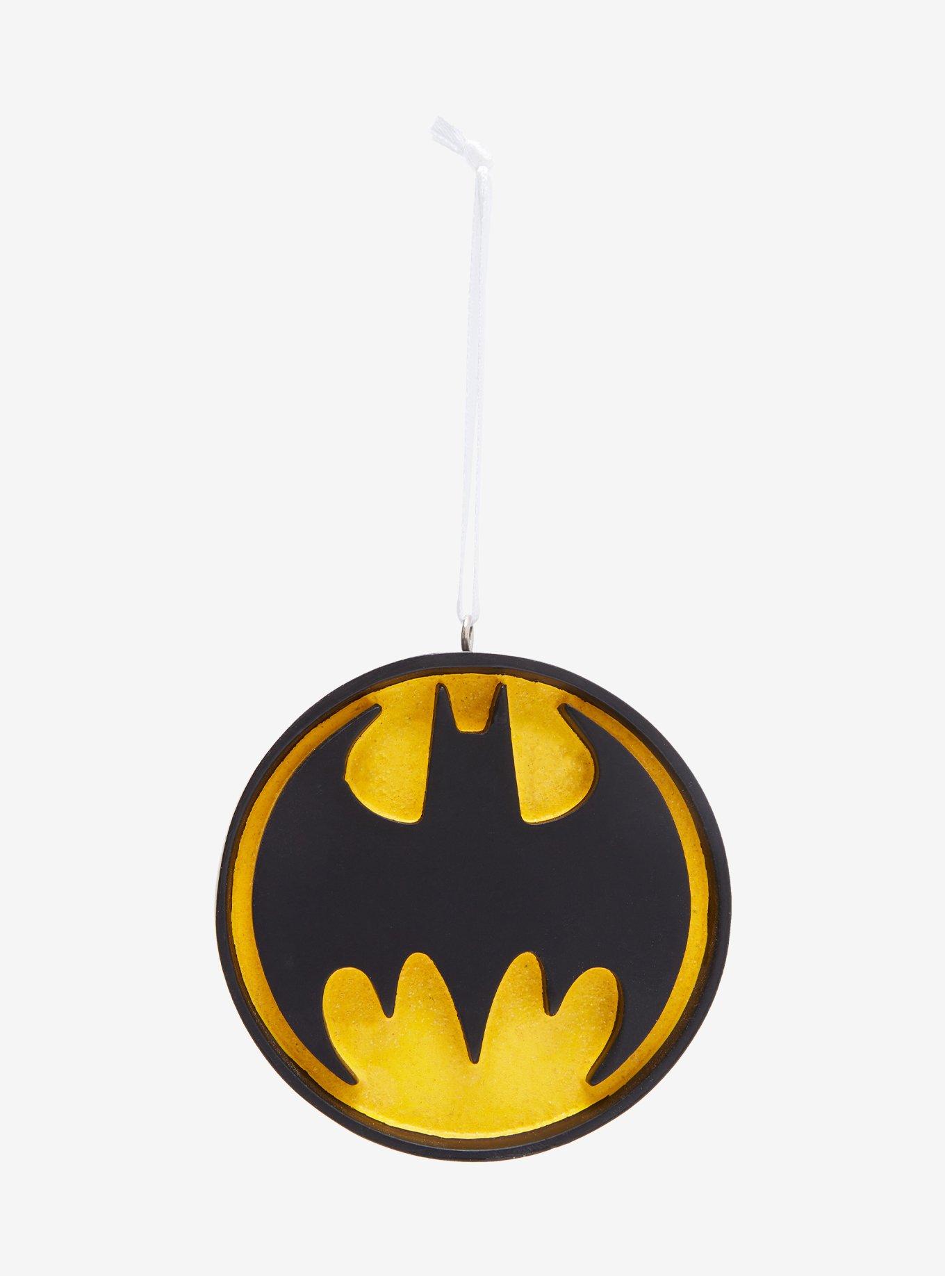 Hallmark Ornaments DC Comics Glitter Batman Symbol Ornament, , alternate