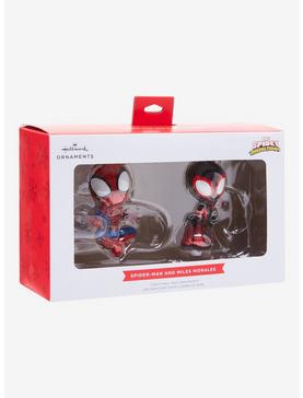 Hallmark Ornaments Marvel Spidey and His Amazing Friends Spider-Man & Miles Morales Ornament Set, , hi-res