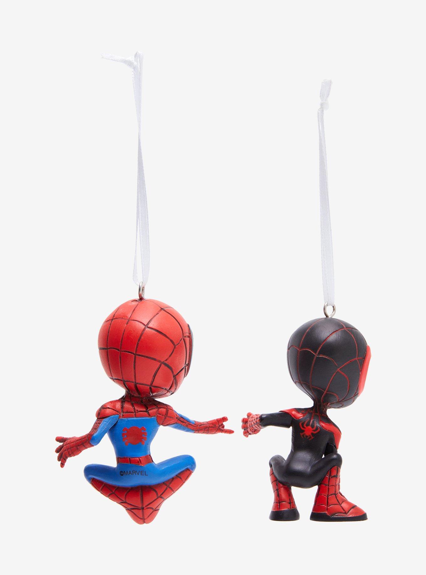 Hallmark Ornaments Marvel Spidey and His Amazing Friends Spider-Man & Miles Morales Ornament Set, , alternate