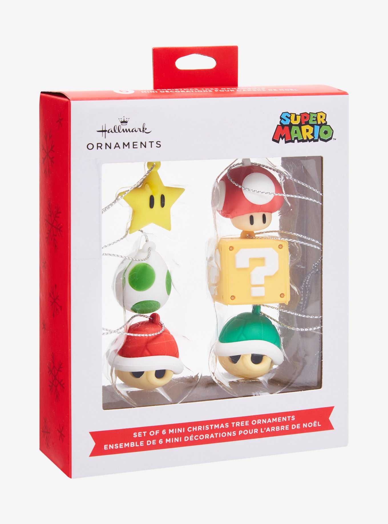 Hallmark Ornaments Nintendo Super Mario Icons Ornament Set, , hi-res