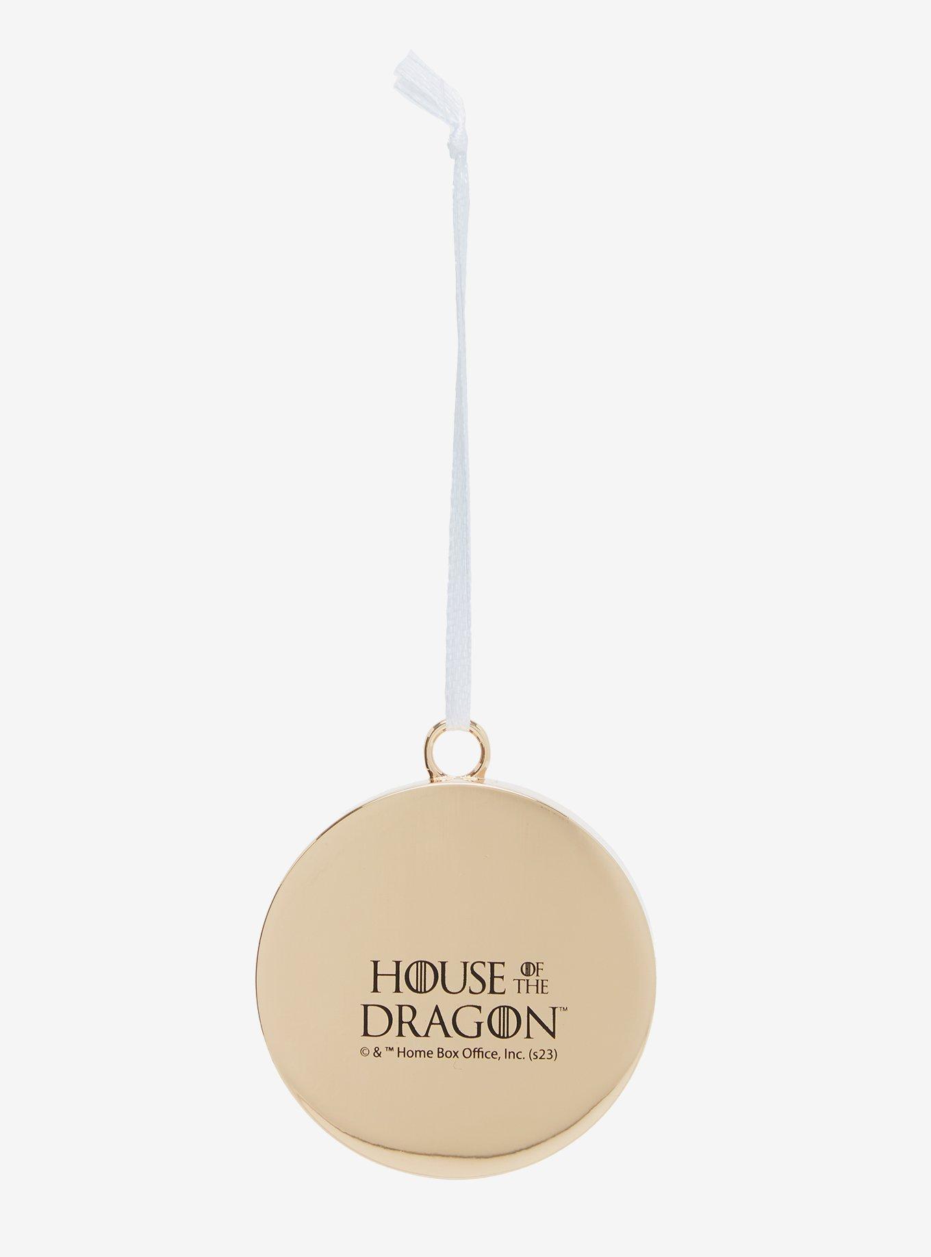Hallmark Ornaments Game of Thrones: House of the Dragon House Targaryen Crest Premium Ornament, , alternate