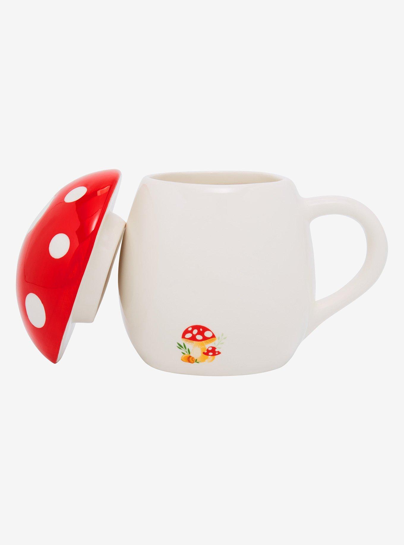 Mushroom Figural Mug & Lid Set , , alternate