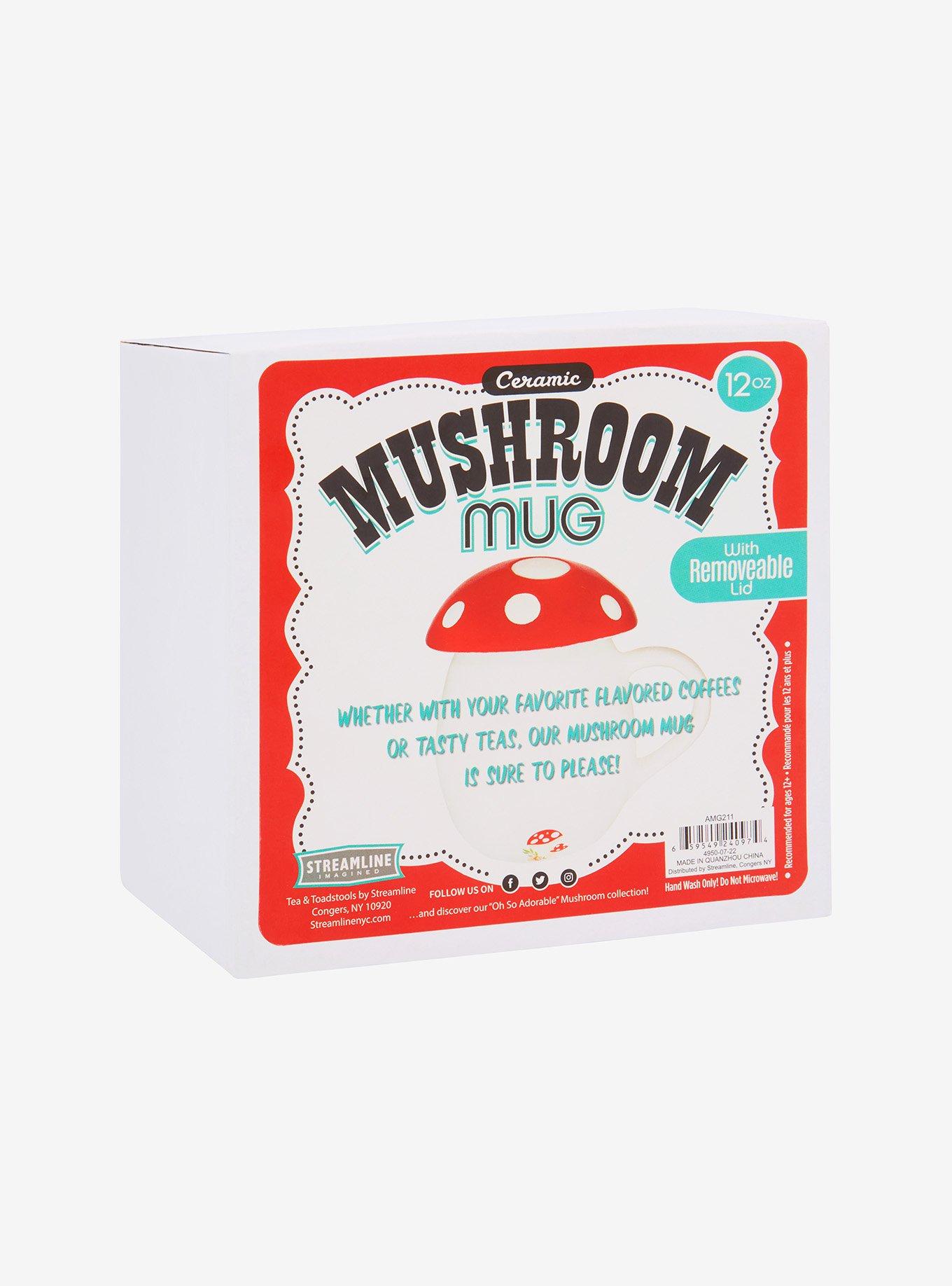 Mushroom Figural Mug & Lid Set , , alternate