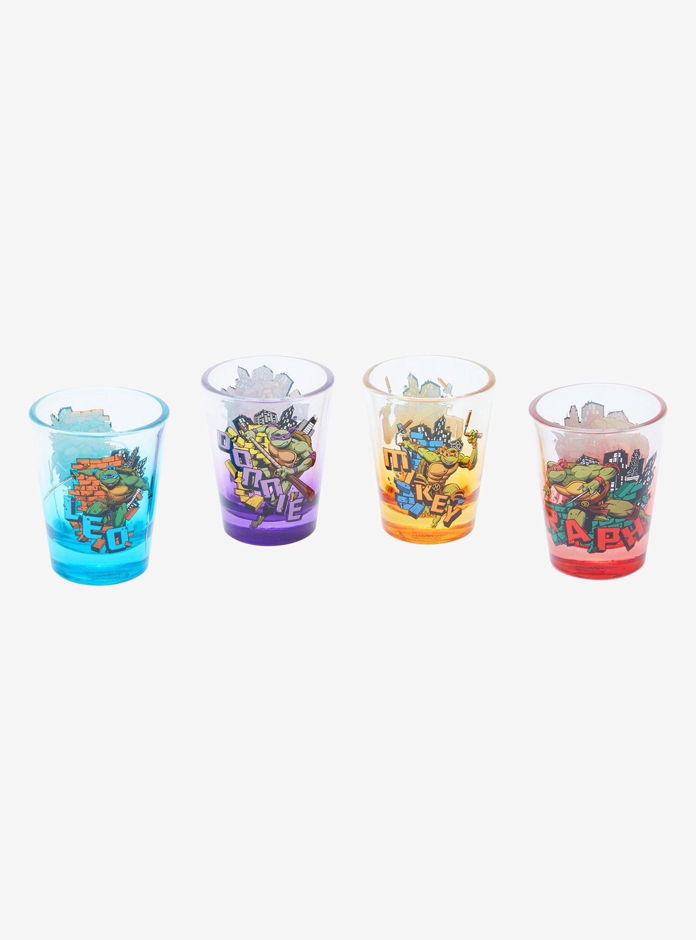 Teenage Mutant Ninja Turtles Character Portraits Mini Glass Set - BoxLunch Exclusive , , alternate