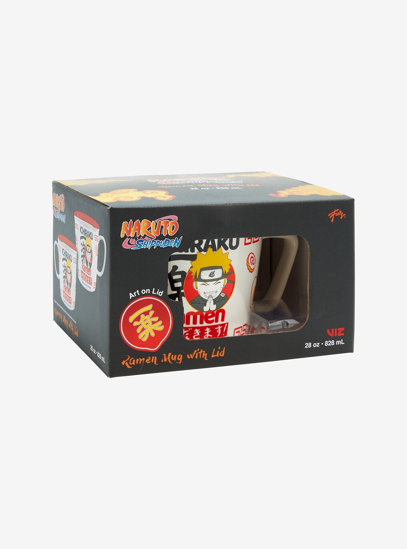 Naruto Ichiraku Ramen Bowl with Lid and Handle