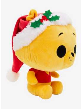 Funko Disney Winnie The Pooh Santa Hat Plush Hot Topic Exclusive, , hi-res