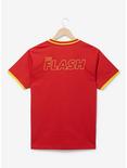 DC Comics The Flash Logo Ringer T-Shirt - BoxLunch Exclusive, RED, alternate