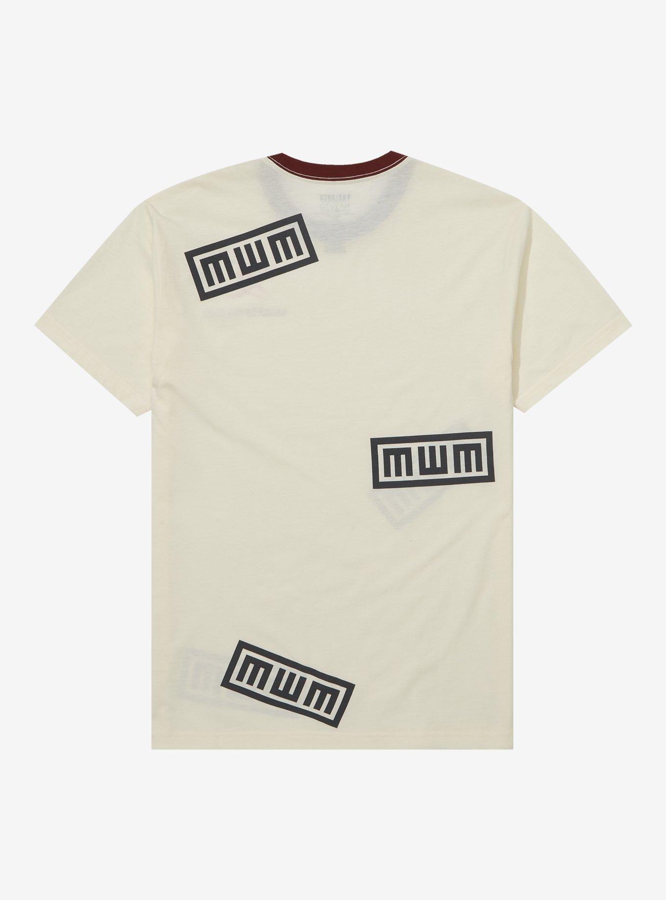 Naruto Shippuden Gaara Symbols Ringer T-Shirt - BoxLunch Exclusive, OFF WHITE, alternate