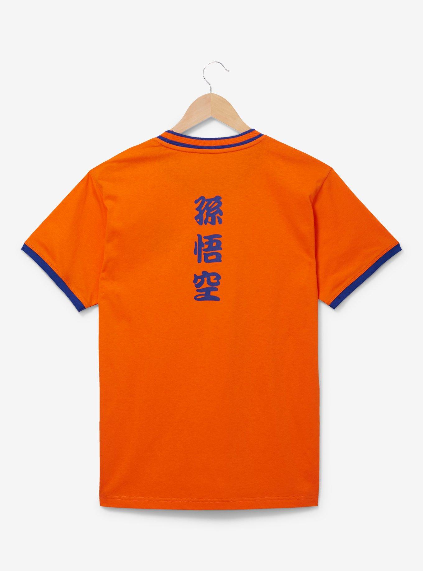 Dragon Ball Z Goku Symbol Ringer T-Shirt - BoxLunch Exclusive, , hi-res