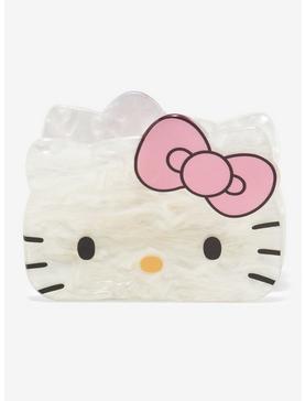 Hello Kitty Face Pearlescent Claw Hair Clip, , hi-res