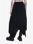 Cosmic Aura Black Hanky Hem Maxi Skirt, BLACK, alternate