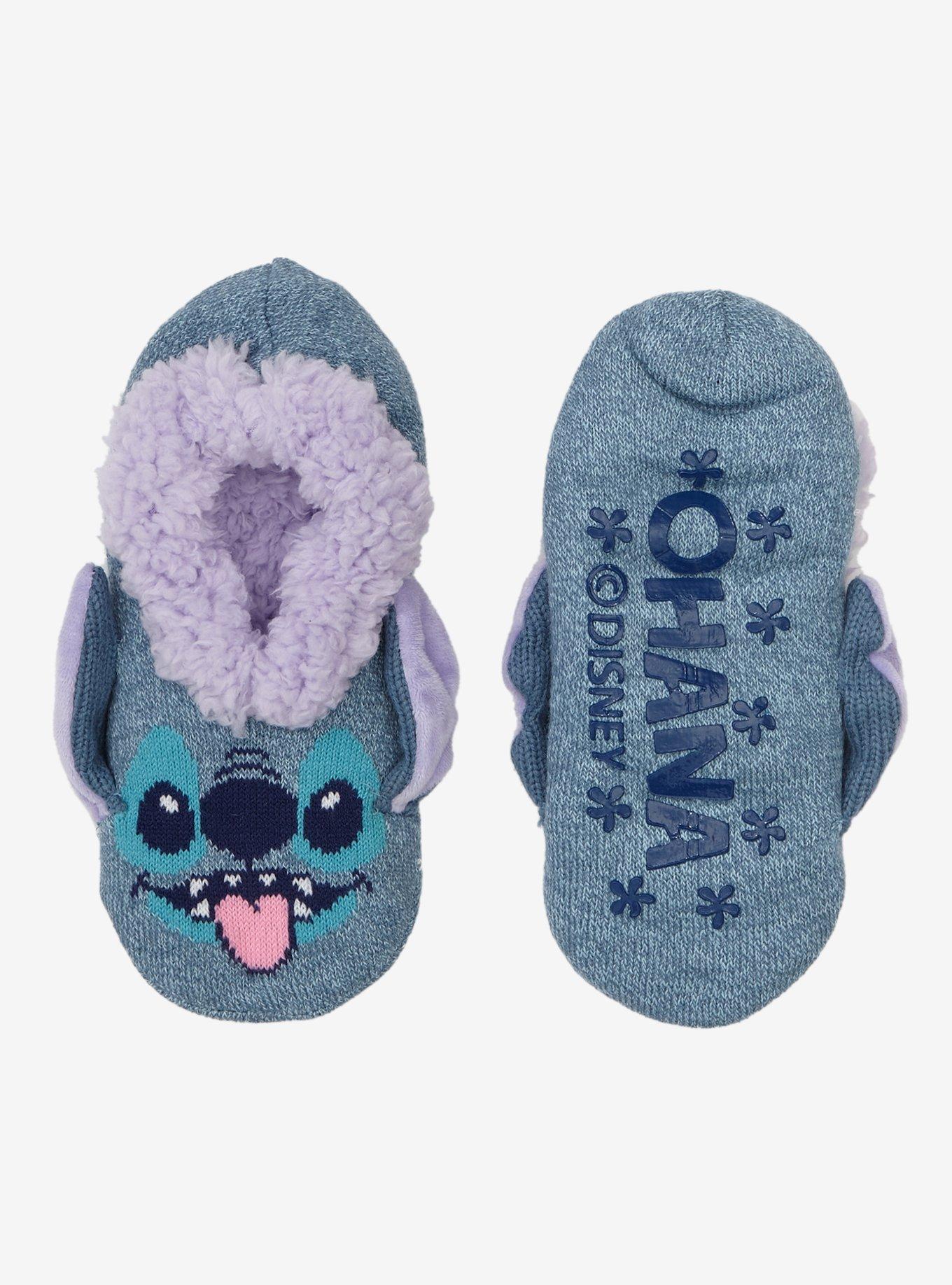 Disney Lilo & Stitch Face Mismatch Cozy Slipper Socks, , hi-res