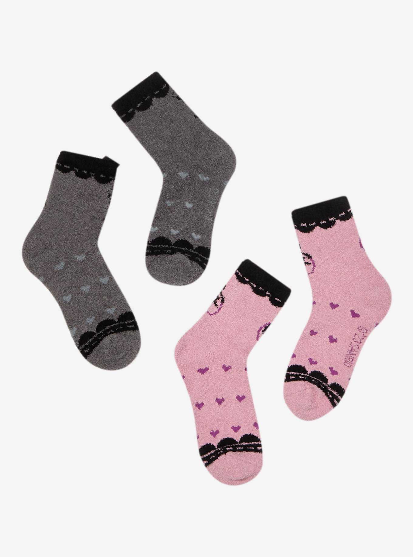 My Melody & Kuromi Lolita Fuzzy Socks 2 Pair, , hi-res