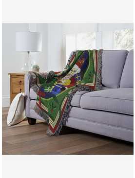 Blitzen Holiday Woven Tapestry Throw Blanket, , hi-res