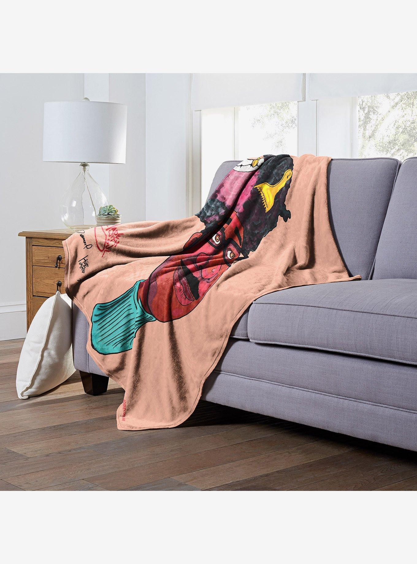 Disney Pixar Soul Joe & His Fro Throw Blanket, , alternate