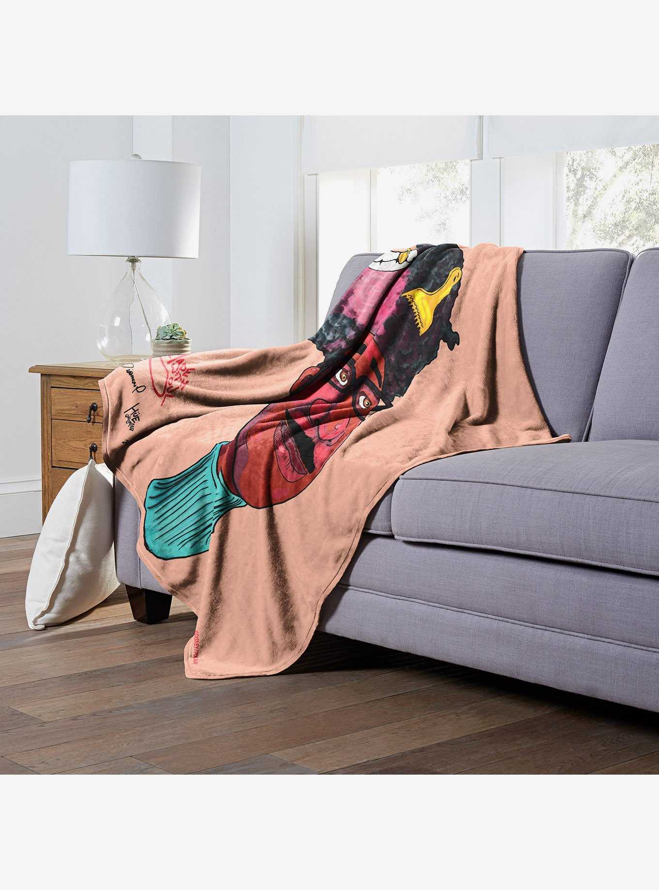 Disney Pixar Soul Joe & His Fro Throw Blanket, , hi-res