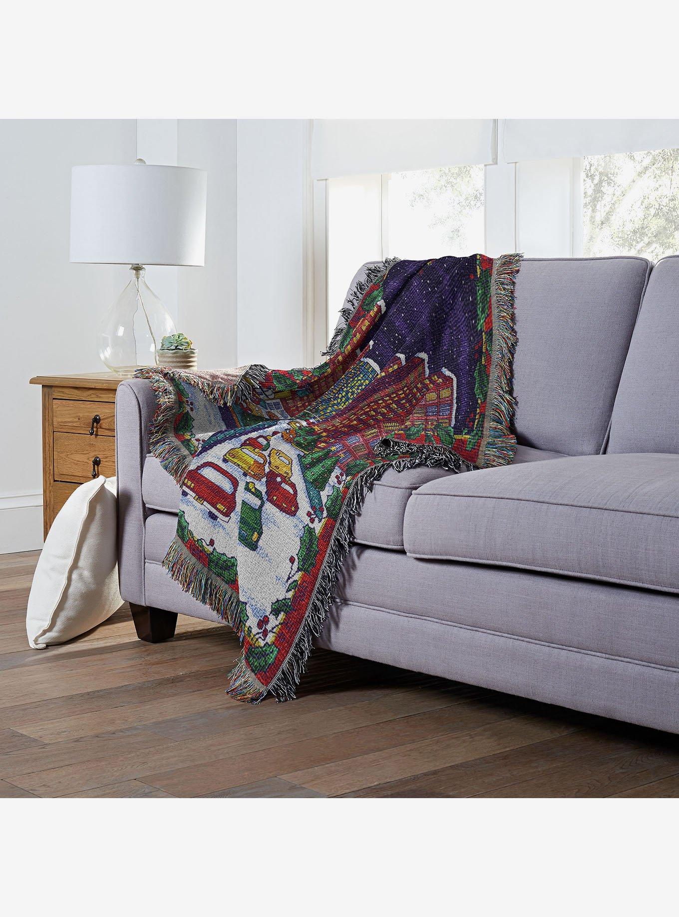 Holiday City Woven Tapestry Throw Blanket, , hi-res