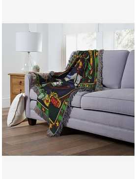 Holiday Hobby Horse Woven Tapestry Throw Blanket, , hi-res