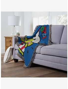 Keroppi Wave Keroppi Woven Tapestry Throw Blanket, , hi-res