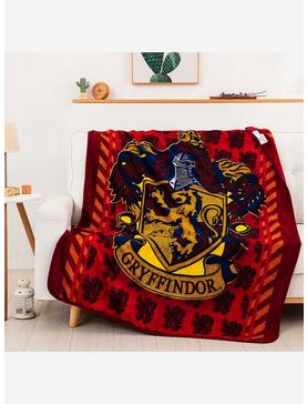 Plus Size Harry Potter Crimson Sigil Silk Touch Throw Blanket, , hi-res