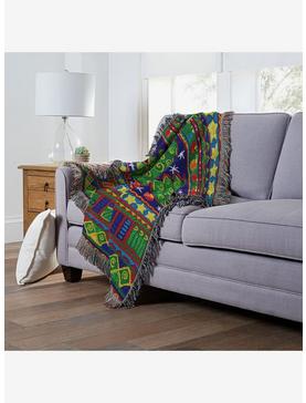 Tree Festivity Holiday Woven Tapestry Throw Blanket, , hi-res