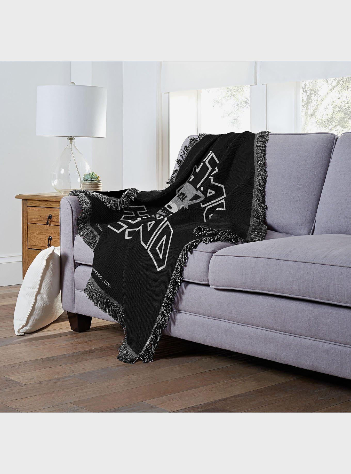 Aggretsuko Metal Head Woven Jacquard Throw Blanket, , alternate