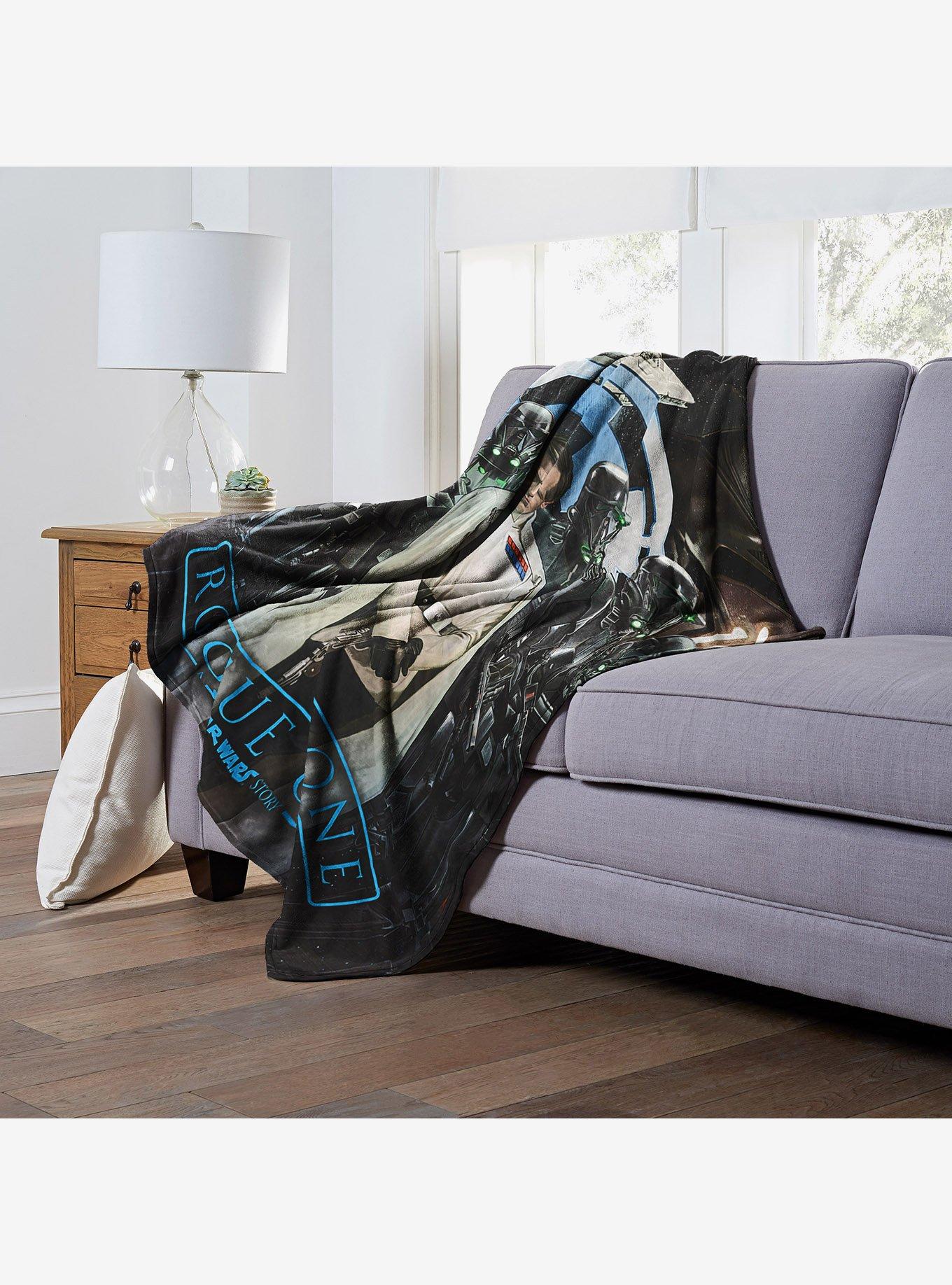 Star Wars Rogue One Stop Rebels Throw Blanket, , alternate