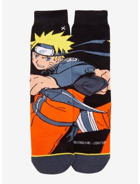 Plus Size Odd Sox Naruto Shippuden Naruto Crew Socks, , hi-res