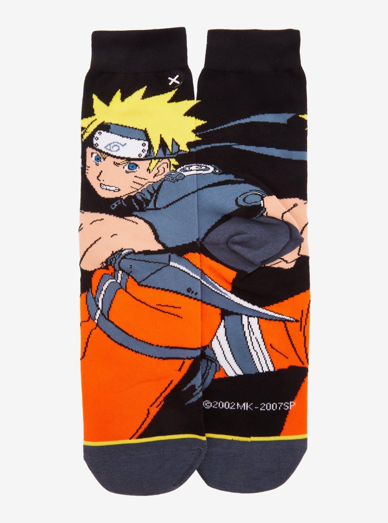 Odd Sox Naruto Shippuden Naruto Crew Socks, , alternate