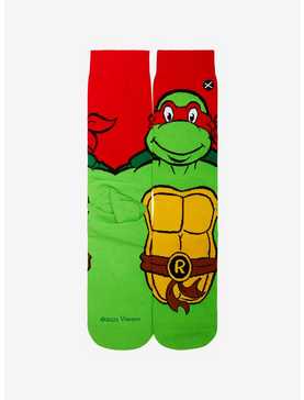 Odd Sox Teenage Mutant Ninja Turtles Raphael Portrait Crew Socks, , hi-res
