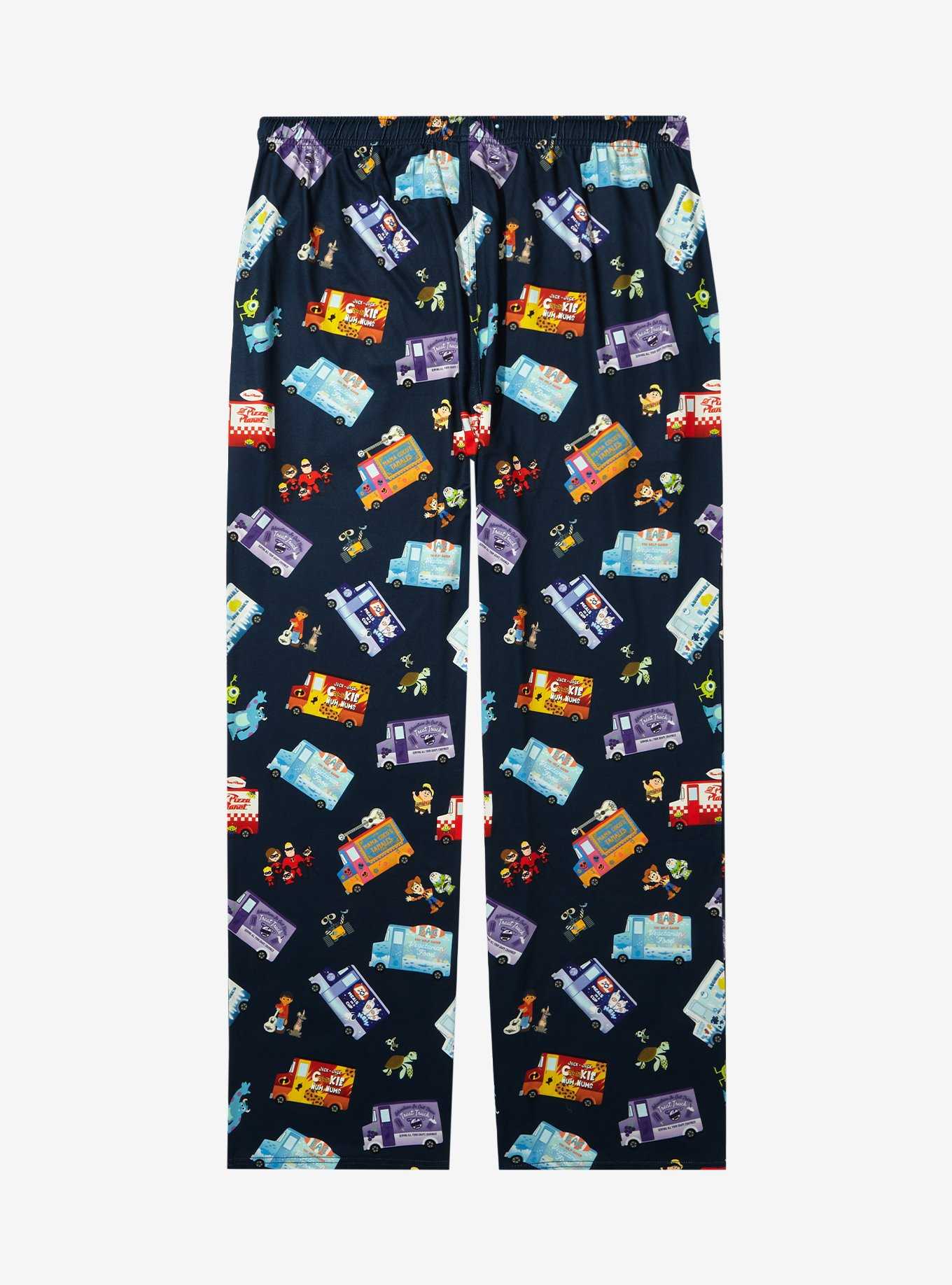 Disney Pixar Food Trucks Allover Print Sleep Pants - BoxLunch Exclusive, , hi-res