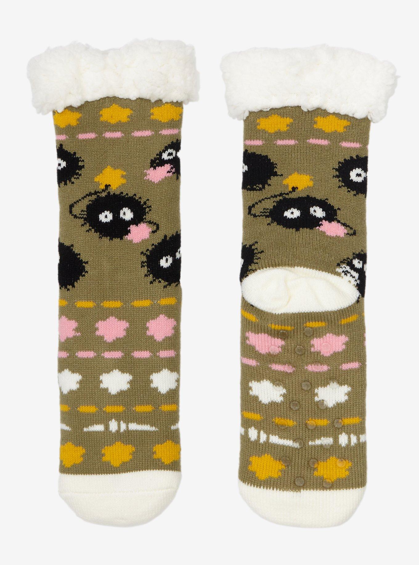 Studio Ghibli Spirited Away Soot Sprites Star Candy Cozy Socks, , alternate