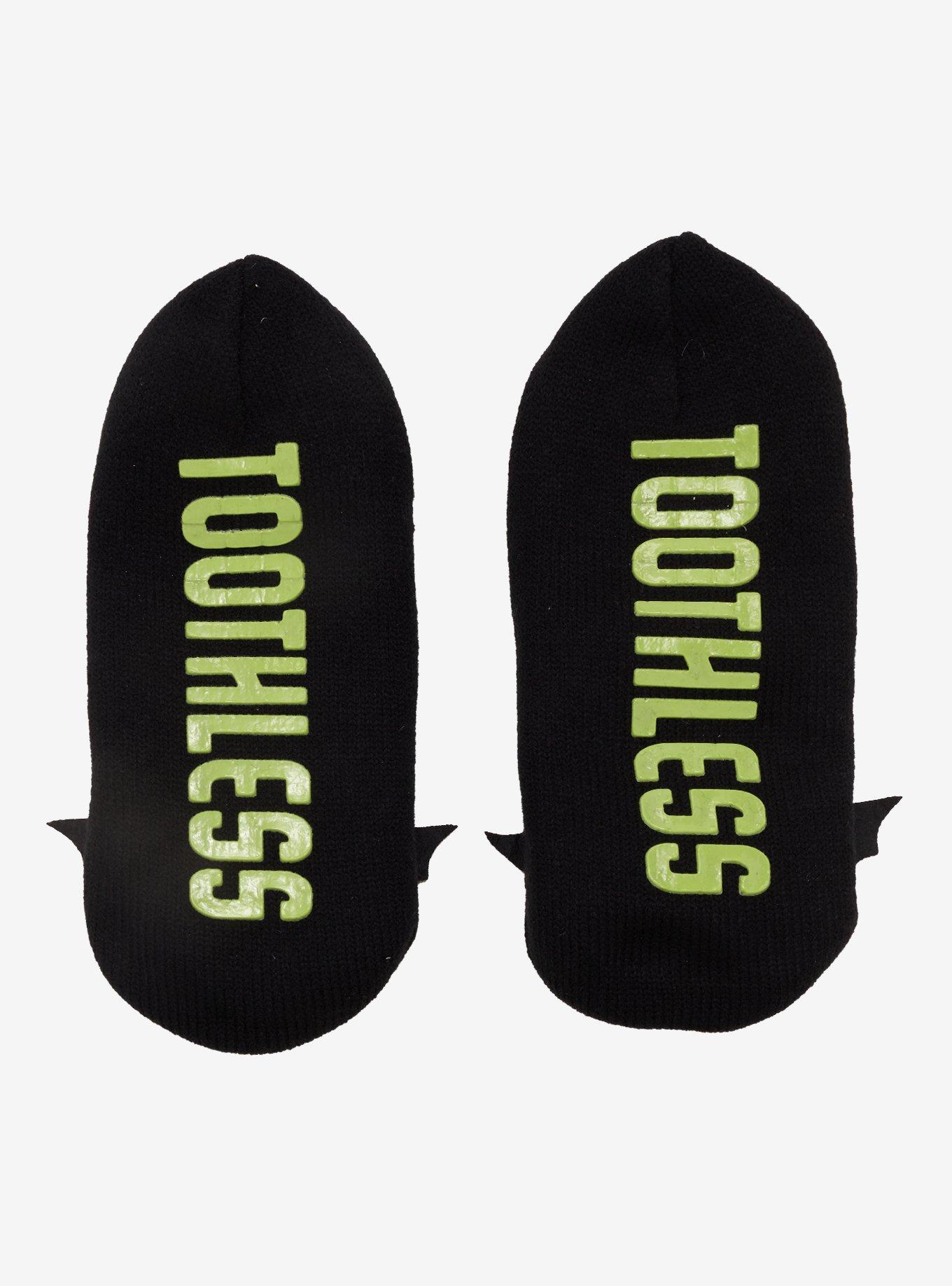 How To Train Your Dragon Toothless Cozy Slipper Socks, , alternate