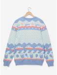 Studio Ghibli Ponyo Holiday Sweater - BoxLunch Exclusive, LIGHT BLUE, alternate