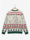 Studio Ghibli My Neighbor Totoro Forest Spirits Holiday Sweater - BoxLunch Exclusive, OFF WHITE, alternate