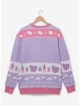 Disney Pixar Turning Red Mei Red Panda Holiday Sweater - BoxLunch Exclusive, LILAC, alternate