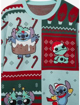 Disney Lilo & Stitch Holiday Stitch Portraits Sweater - BoxLunch Exclusive, , hi-res