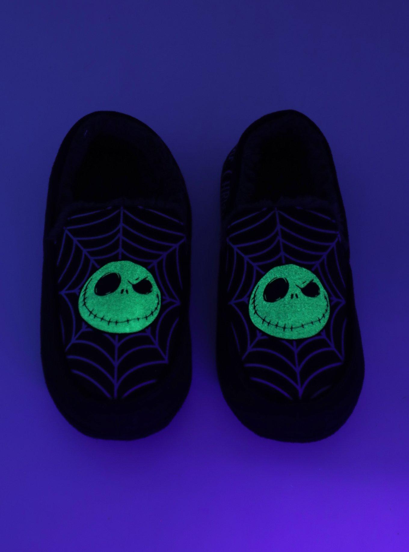 The Nightmare Before Christmas Jack Glow-In-The-Dark Slippers, MULTI, alternate