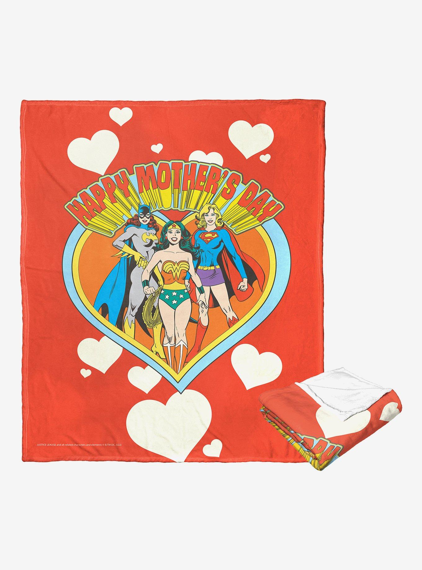 DC Comics Justice League Mom Group Throw Blanket, , hi-res