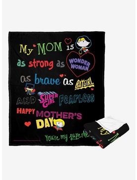 DC Comics Justice League Mom Is Super Silk Touch Throw Blanket, , hi-res
