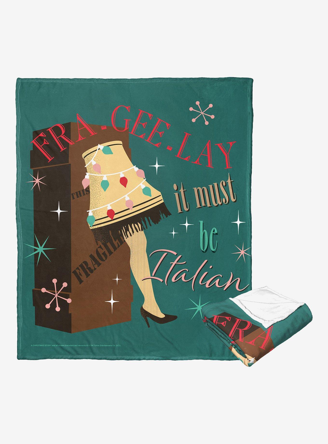 A Christmas Story Fra-Gee-Lay Throw Blanket, , hi-res