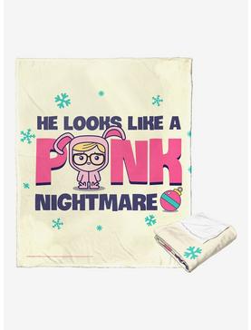 A Christmas Story Pink Nightmare Silk Touch Throw Blanket, , hi-res