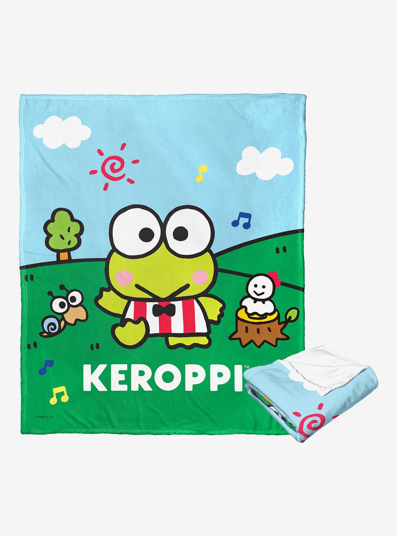 Keroppi Frog And Friends Silk Touch Throw Blanket, , hi-res